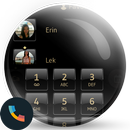 Theme Dialer Dusk Black Gold APK