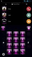 Theme Dialer Dusk Pink স্ক্রিনশট 1