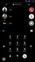 FlatBlackW Contactos y Dialer captura de pantalla 1