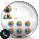Theme Dialer Spectrum Flower APK