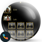 Theme Dialer Frame Black Gold icon