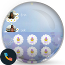 Theme Dialer Love Daisy flower APK