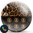 Theme Dialer Leopard Brown APK