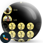 Theme Dialer Metal Gold icon