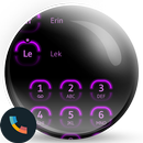 Theme Dialer Neon Purple APK