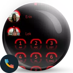 Theme Dialer Neon Red APK download