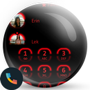 Theme Dialer Neon Red APK