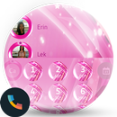 Theme Dialer Pink Sparkling APK