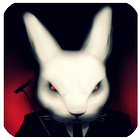 Evil Rabbit Devilish Wallpaper icône