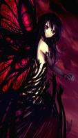 Goth Anime Girl Wallpaper Woop poster