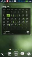 EZ Calendar Widget تصوير الشاشة 1