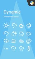 Dynamic Animated weather icon постер