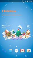 Merry Christmas Weather Widget poster