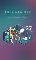 7 Tage Wettervorhersage-Widget Plakat