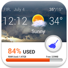 AppCleaner+Estado del tiempo icono