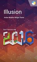 3D Illusion Weekly Weather wid постер
