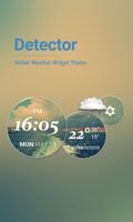 Poster Moto Blur Style Weather Clock