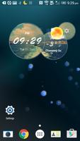 1 Schermata Moto Blur Style Weather Clock