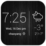 Minimal Style Weather Widget icône