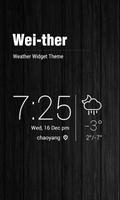 Minimal Style Weather Widget poster