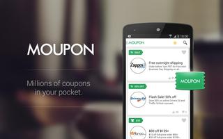 Moupon - Coupons at fingers Affiche