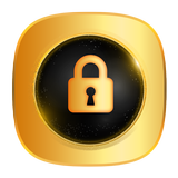 Gold Theme Advance Lock Screen icône