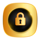 ikon Gold Theme Advance Lock Screen