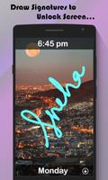 Signature Lock Screen ภาพหน้าจอ 1