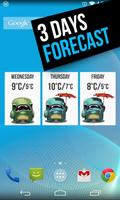 Grumpy Wetter Widget Plakat