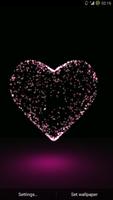 3D Valentine Heart Magic Live تصوير الشاشة 3
