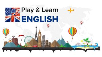 Play & Learn ENGLISH free Affiche