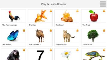 Play and Learn KOREAN free capture d'écran 1