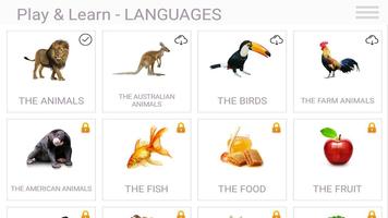 Play & Learn Languages Free ảnh chụp màn hình 1
