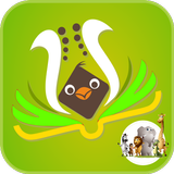 Lyrebird: Learn ANIMALS icône