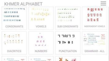 Lyrebird: Learn Khmer Alphabet Affiche