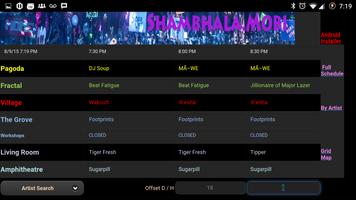 1 Schermata Shambhala 2015 Mobile Schedule