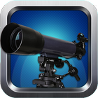 loupe zoom caméra télescope icône