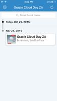 برنامه‌نما Oracle Cloud Day ZA عکس از صفحه
