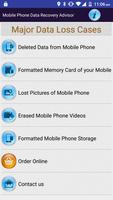 Mobile Phone Recovery Help Cartaz