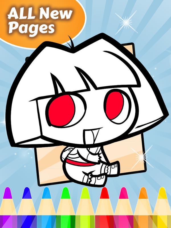 Coloring Pages DORA The Girl Apk Screenshot