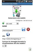 Mobile site generator Cartaz