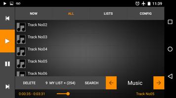 Music and video player Delta syot layar 2