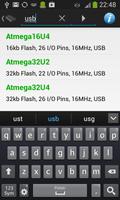 AVR Atmega Pro Database capture d'écran 1