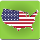 USA Map آئیکن