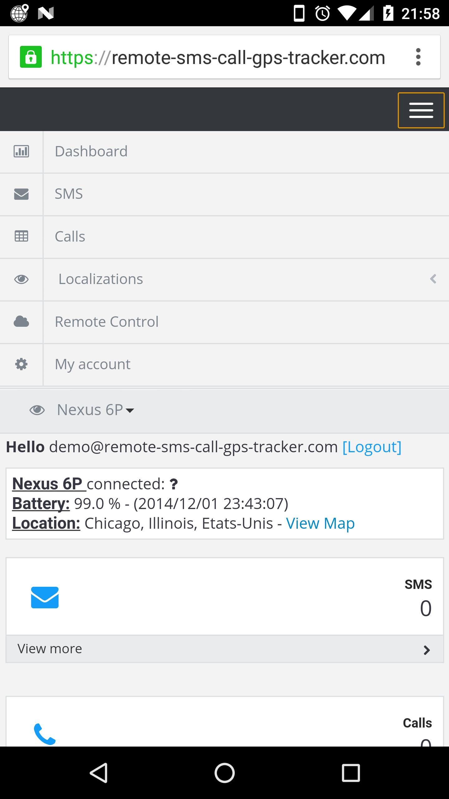 Remote SMS, Call, GPS Tracker for Android - APK Download