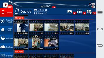 myVideos  3D+ ポスター