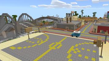 Map GTA San Andreas for Minecraft PE Affiche