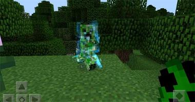 Charged Creeper Mod Affiche