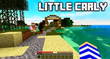 Poster Mod Little Carly for minecraft