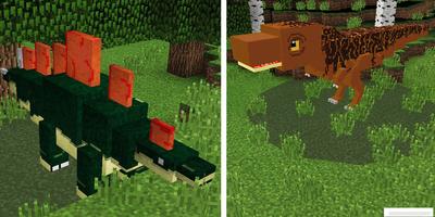 Mod “Jurassic Pocket» for Minecraft-poster